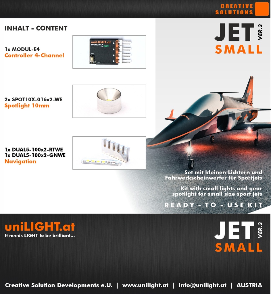 Set for Sport Jets SMALL (1m-1.7m) | uniLIGHT.at - professional ...